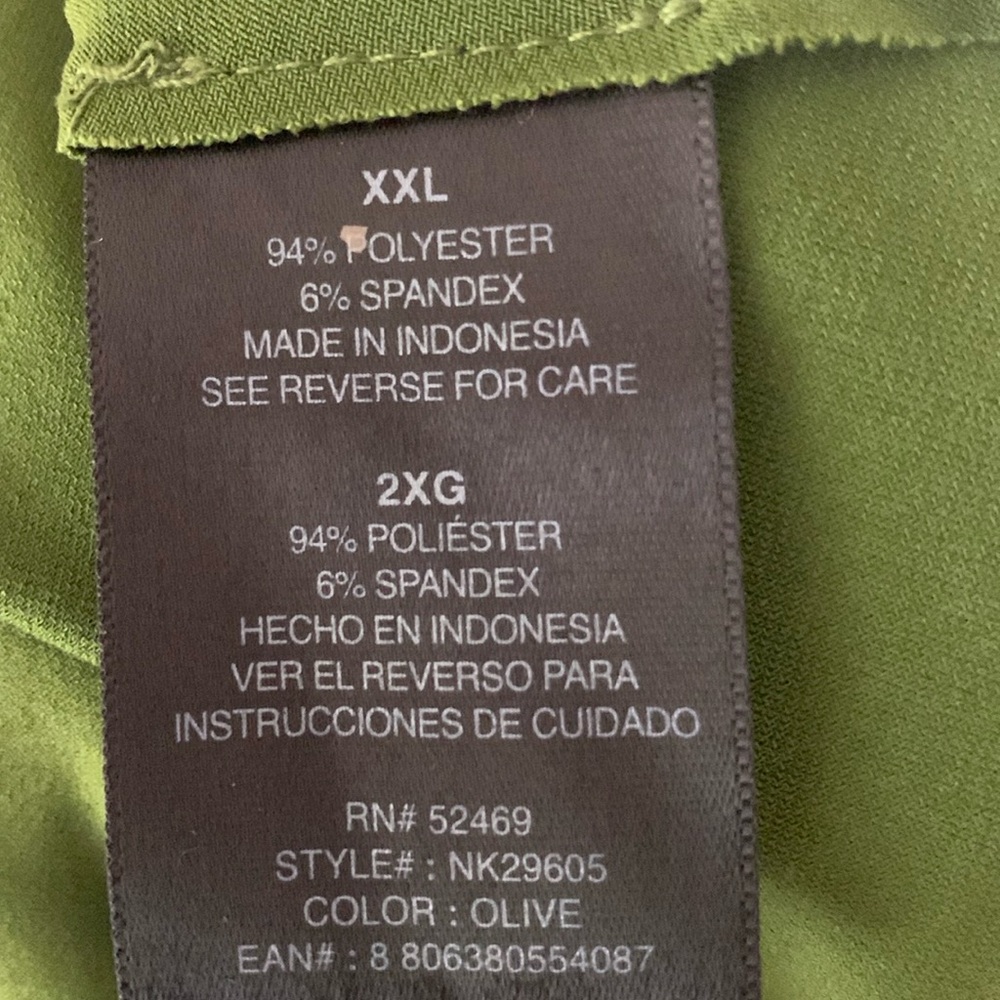 Norma Kamali Jersey Short Sleeve Wrap Dress Olive Green Size XXL NWT - Picture 12 of 13